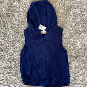 Button up tank